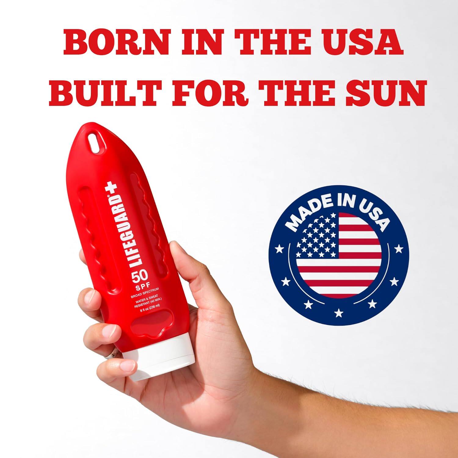 Lifeguard - SPF50防晒乳面部身体防晒霜不假白保湿防水珊瑚友好