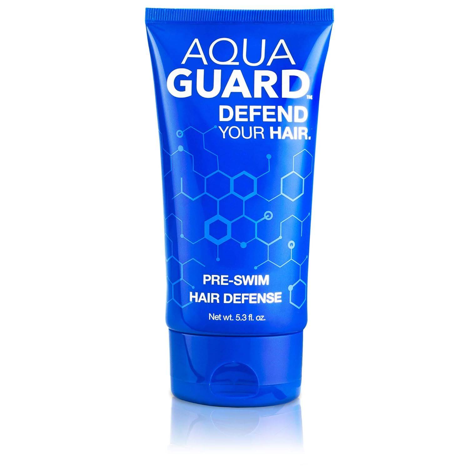 AQUA GUARD游泳前防止氯损伤防掉色头发防护泳池发质香气柔顺发丝