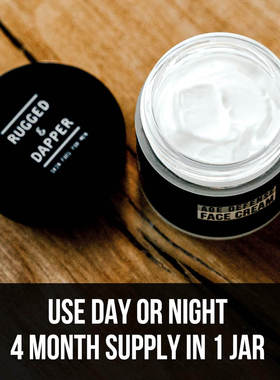 RUGGED DAPPER-男士玻尿酸面霜保湿抗衰老24小时防护富含营养乳液