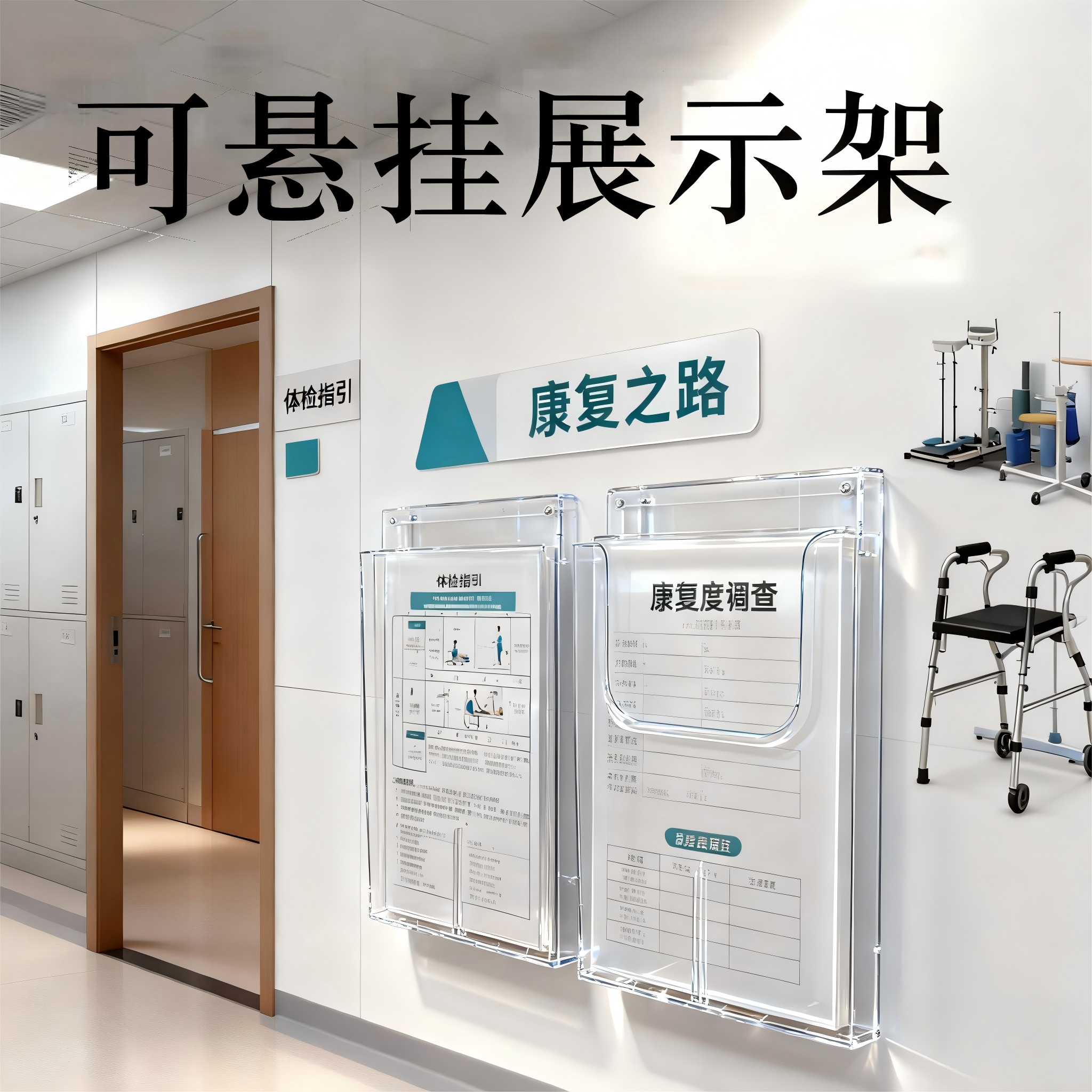 【可悬挂】A4A5亚克力资料展示架