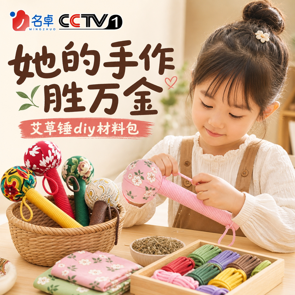 艾草锤diy材料包幼儿园批发