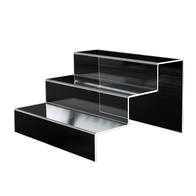 亚克力展示架阶梯置物架透明梯形