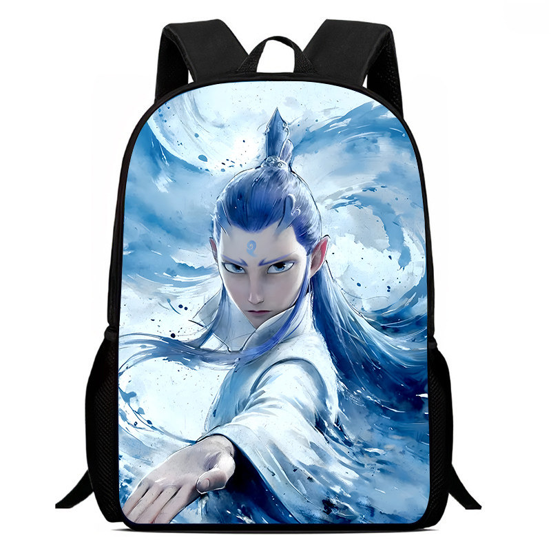 哪咤儿童书包哪咤之魔童闹海手提袋多用补习袋课外辅导单肩斜挎双肩背包小学生作业袋卡通网红动漫补课帆布袋