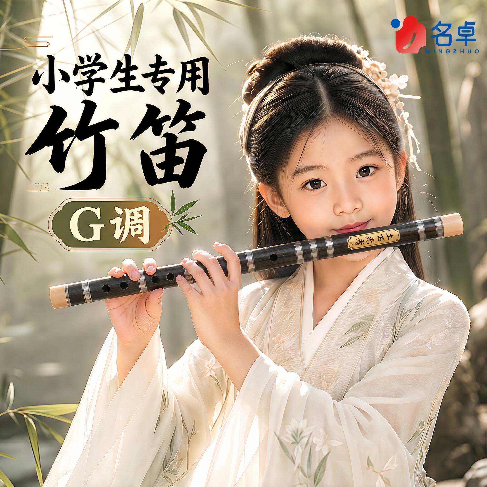 古风笛子竹笛乐器儿童初学者横笛学生入门演奏级专业苦竹长笛G调