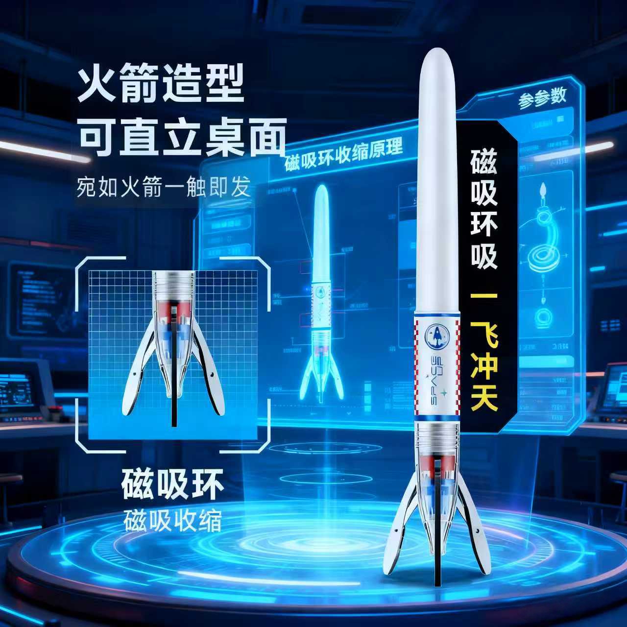 点石时空舱发射号支架不溅墨钢笔