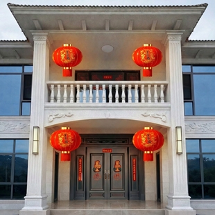 红灯笼新款2026年挂饰中国风大门口一对马年阳台玄关过年专用led