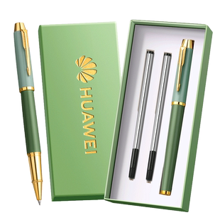 中性笔商务高档签字笔高颜值圆珠笔定制印logo黑笔水笔免费刻字金属办公0.5学生专用订制商务黑色签字送礼品