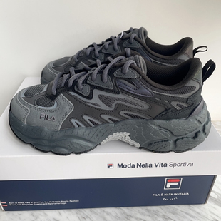 运动休闲鞋 增高时尚 F12W331101ADB 男女复古老爹鞋 FILA斐乐蕨草鞋