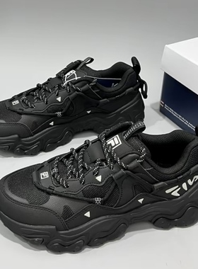 FILA斐乐FLUID 5猫爪5.0女子复古舒适休闲运动鞋F12W412105FBK