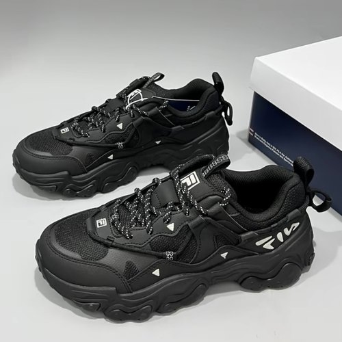 FILA斐乐FLUID 5猫爪5.0女子复古舒适休闲运动鞋F12W412105FBK