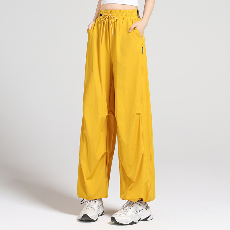 佳木斯鬼步广场舞蹈弯刀双褶宽松哈伦伞兵休闲运动跑步健身跳操裤