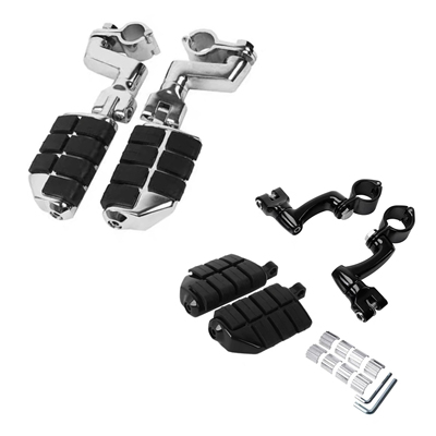 适用金翼GL1800 VT1100改装护杠脚踏板25 30 35mm通用休息前脚蹬