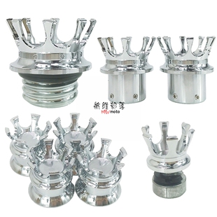 适用哈雷883 1200x48 72前轮皇冠轴盖油箱盖后座螺丝螺母汽缸盖帽