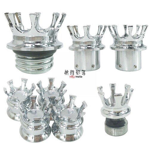 适用哈雷883 1200x48 72前轮皇冠轴盖油箱盖后座螺丝螺母汽缸盖帽