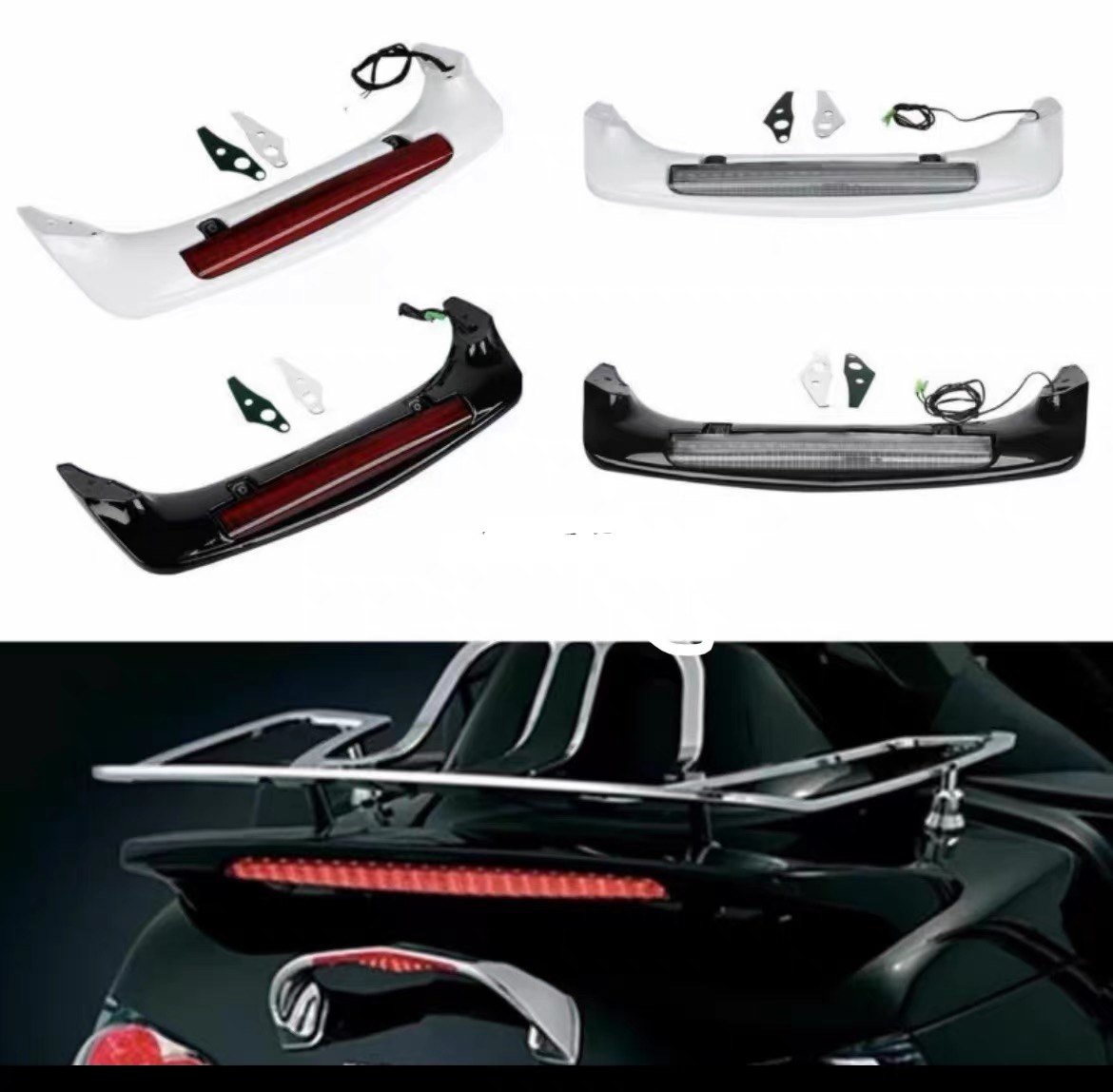 适用 本田 金翼1800 gl1800 12-17 后尾灯 后尾翼灯 led后刹车灯