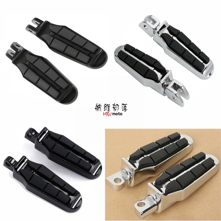 适用哈雷街霸肥霸路威肥仔司令前后脚踏改装18-25软尾突破者 脚蹬