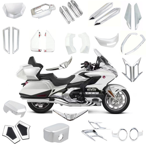 适用本田金翼gl1800镀铬通风口