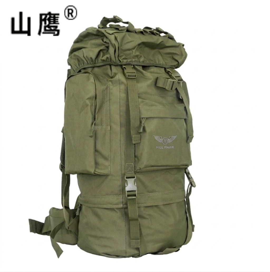 山鹰户外战术背包65L大容量迷彩运动双肩包男100L军迷登山包