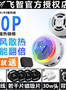 飞智B9X B9 B8X手机散热器磁吸背夹半导体制冷降温神器静音直播