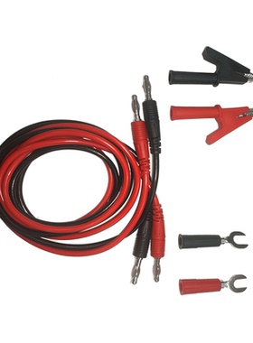 PRBTEK香蕉插转香蕉插测试线万用表稳压电源标配柔软线缆PK1041B