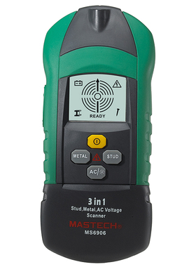 MASTECH华仪MS6906多功能探测仪 电压+金属探测+木材探测材料定位
