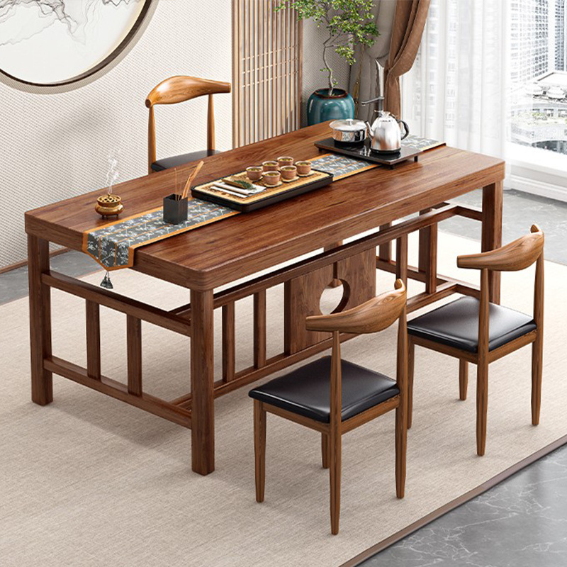 茶桌椅组合实木泡茶台茶具套装一体家用小茶几功夫茶道中式茶艺桌