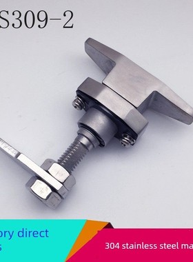 MS不09-2锈钢压缩式转0舌锁空3气净化器环保设备门锁T型把手MS11