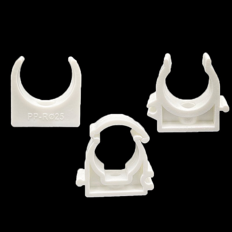 PP角R水管U型低管定卡铝塑管 U型卡固卡配件卡座管厂座管夹家直销