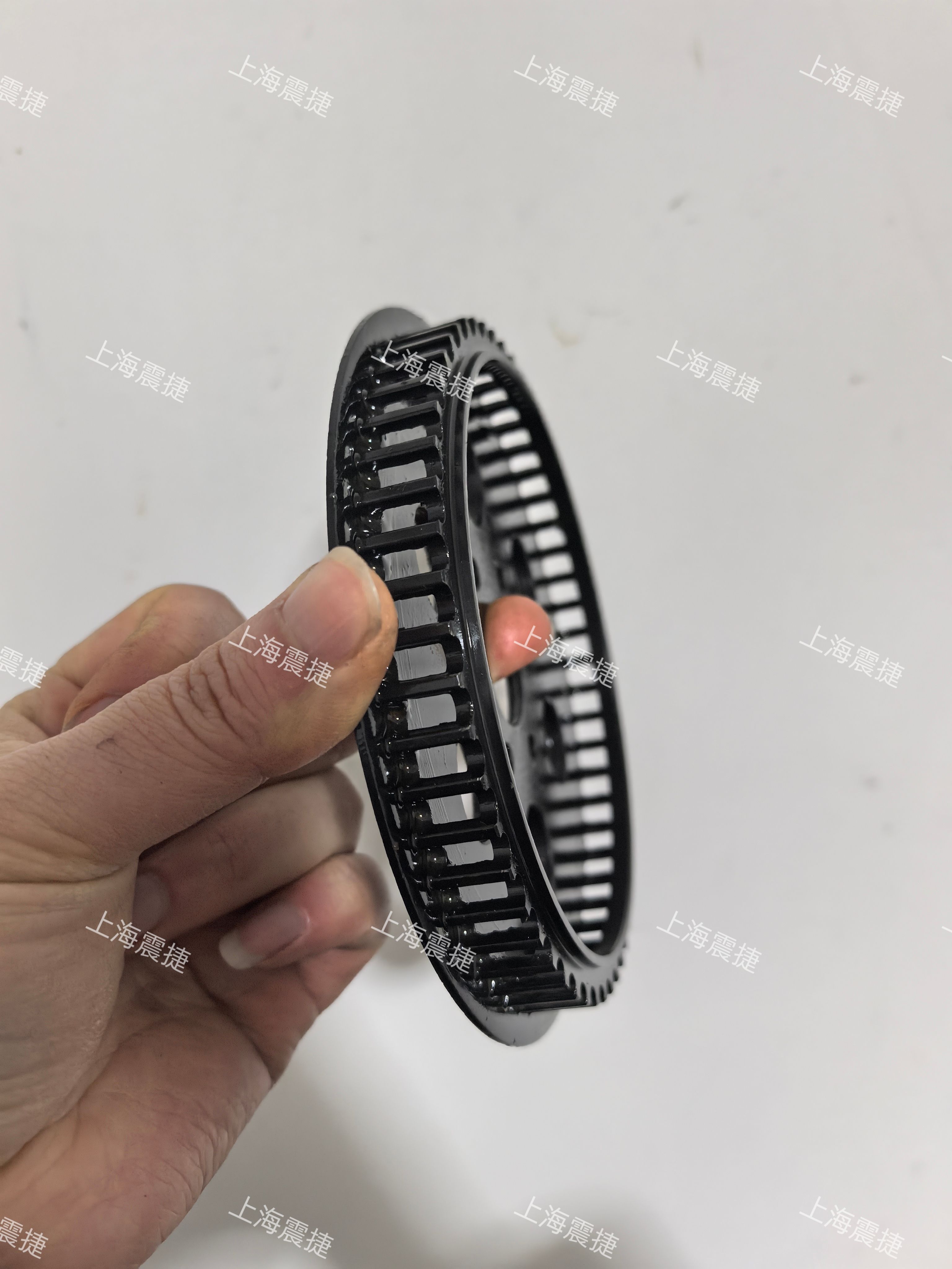 蜂鸟赛博改装提速加排雪槽55齿轮45钢材质皮带轮