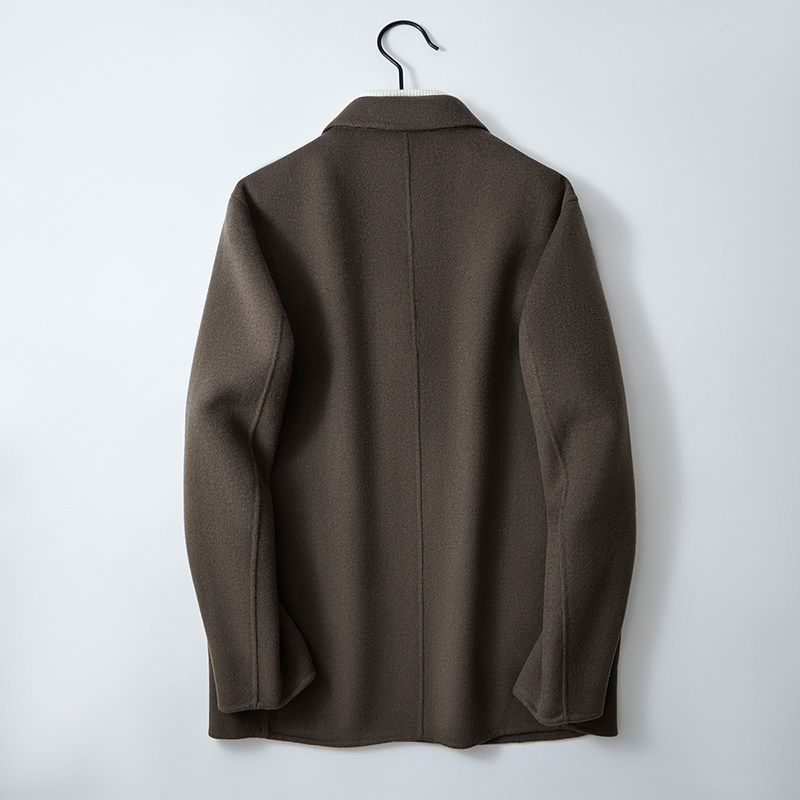 双面毛呢男士西装外套休闲西服羊毛大衣F1833*P315控558,男装西服套装,电商D221(原钱塘6000)