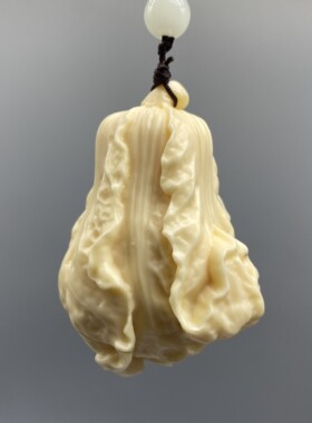 田园风百财随身汽车吊坠手把件