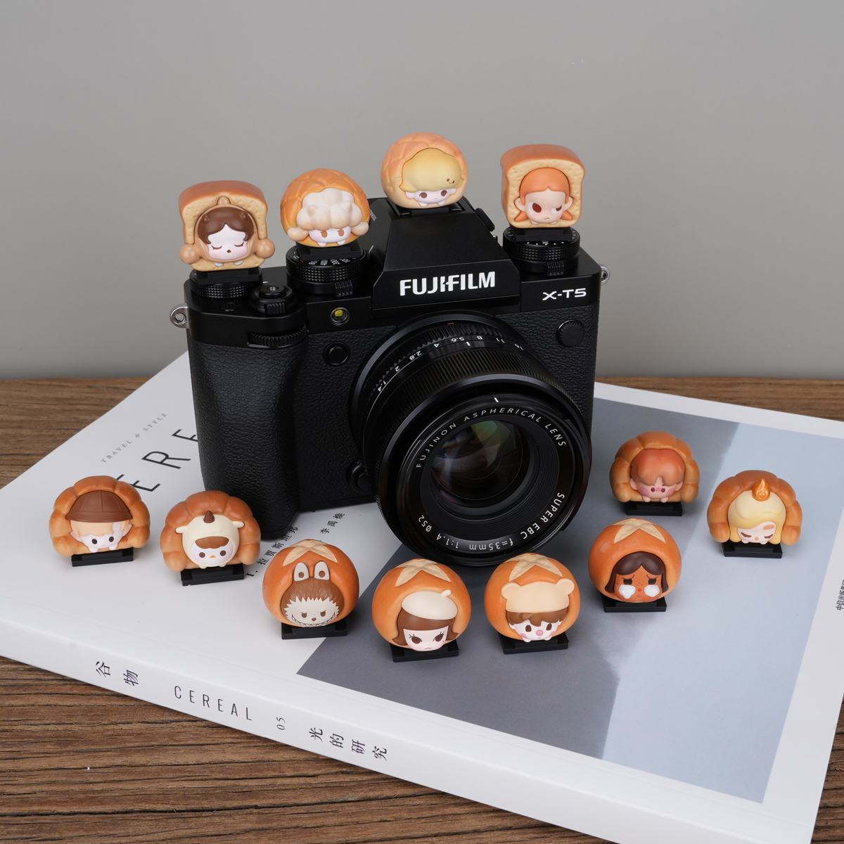 泡泡玛特烤面包立体热靴盖可爱