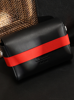 cam-in真皮wsift头层牛皮横款弹力带款相机包理光 GR3 GR3X保护套