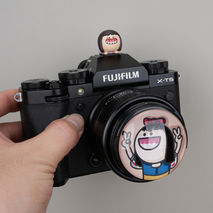 牙龈妹相机镜头盖热靴适用M50佳能R50富士XT50尼康Z30索尼ZVE