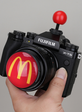 小红球M相机镜头盖热靴适用M50佳能R50富士XT50尼康Z30索尼ZVE-10