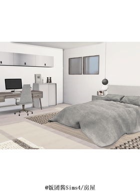 模拟人生4房屋21丨有CC房屋丨白色别墅丨30x20住宅建筑全装修Mod