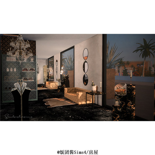 模拟人生4房屋07丨外网付费丨有CC房屋丨零售店丨包含家具建材mod