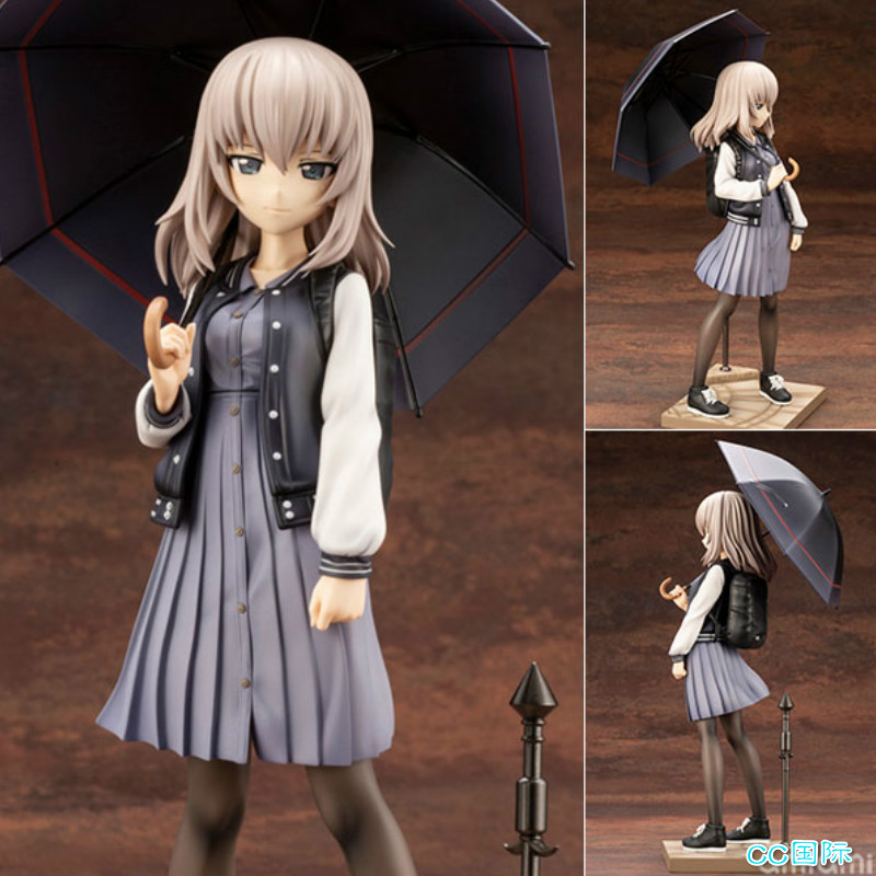 正版日本现货寿屋 少女与战车 最终章 逸见艾丽卡 便服 手办