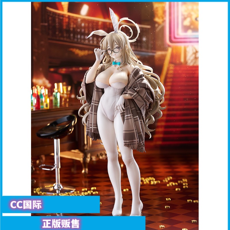 碧蓝档案室笠朱音兔女郎手办