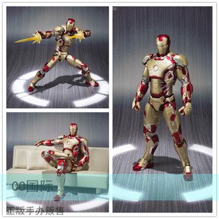 Cc正版现货 万代 SHF 钢铁侠 MK42 MARK 42 特典沙发 妇联 手办