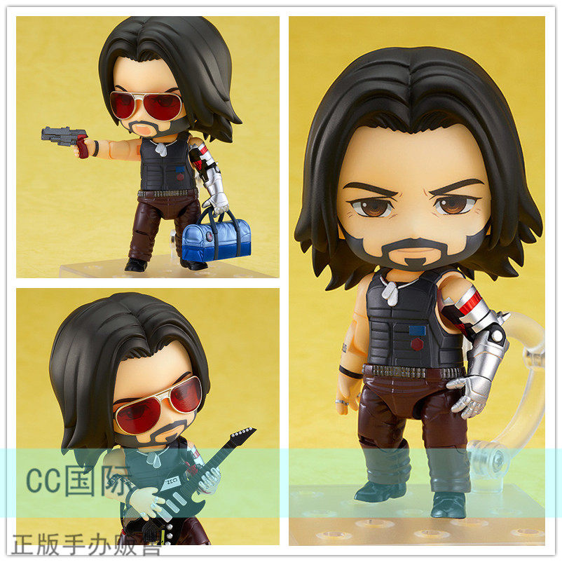 cc正版预售 gsc 赛博朋克2077 强尼银手 基努里维斯 粘土人手办