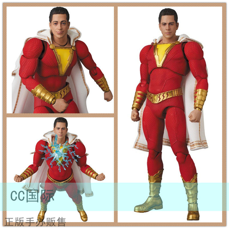 正版现货 medicom toy mafex 雷霆沙赞 沙赞 shazam 可动手办