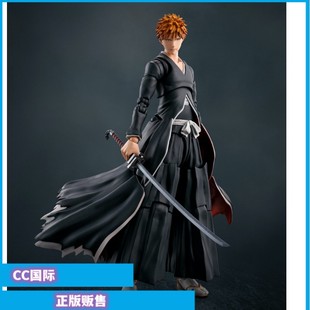正版现货万代 SHF 死神BLEACH 黑崎一护 月牙天冲 可动手办