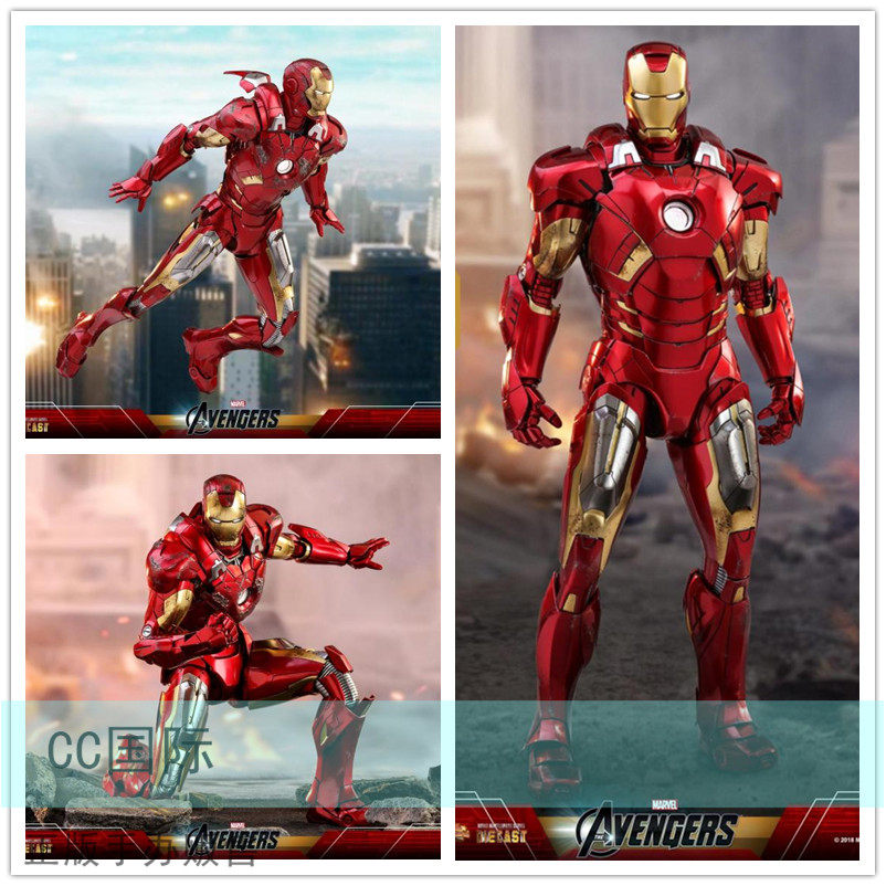 正版现货hottoys ht mms500d27 1/6 复仇者联盟1 钢铁侠 合金 mk7