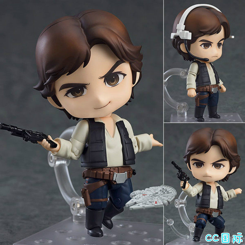 正版现货 gsc 星球大战4 新希望 汉索罗 粘土人 手办