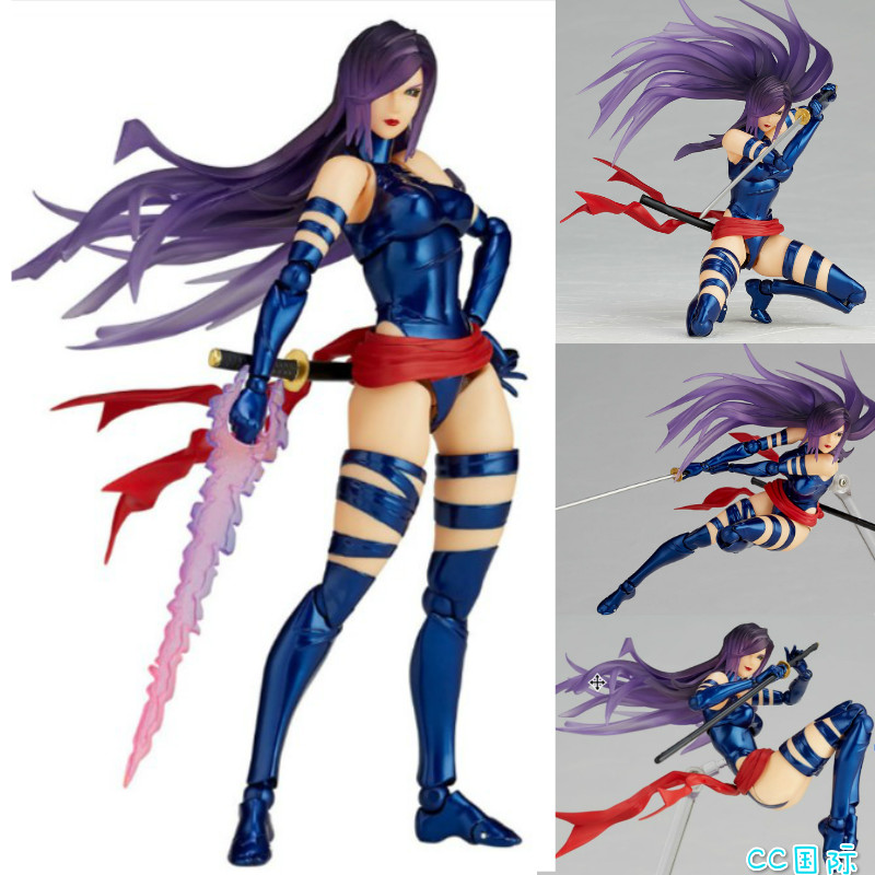 cc国际正版现货海洋堂 山口式 漫威 amazing x战警 灵蝶 可动手办