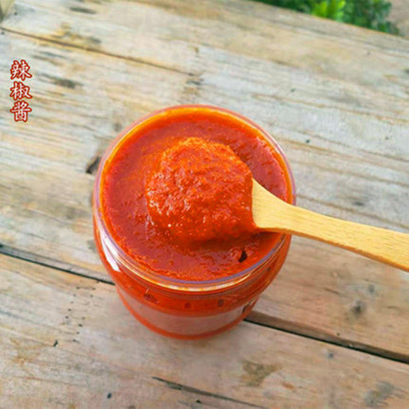 乡下人|纯红辣椒糊 红辣椒酱  当季新鲜 传统手工石磨磨制农家味