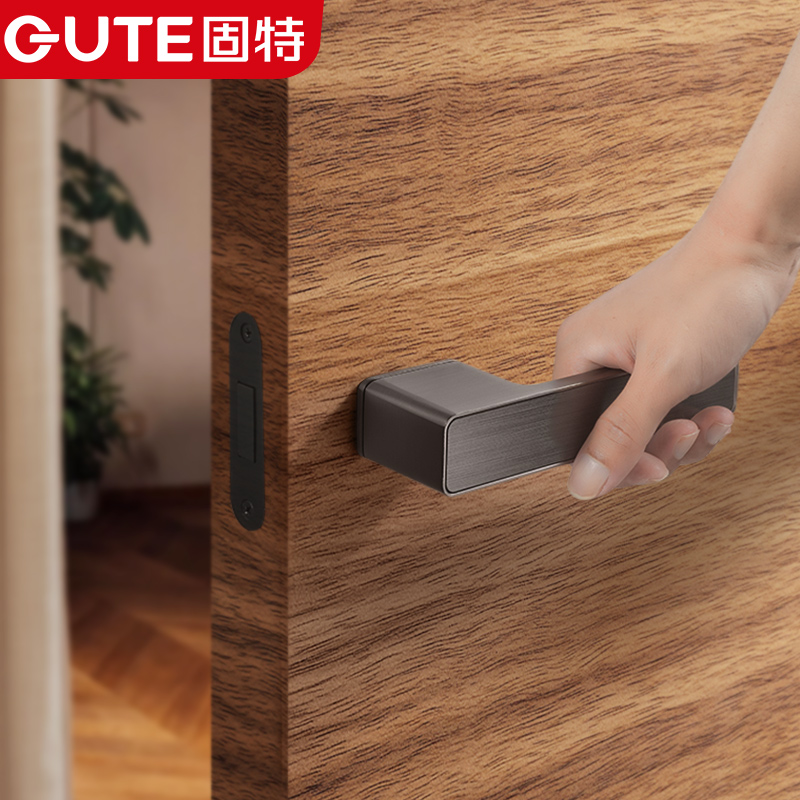 固特极简生态门锁圆角方形两款