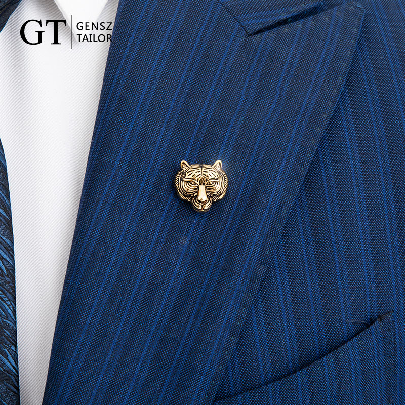 虎年大吉精致胸针礼盒包装