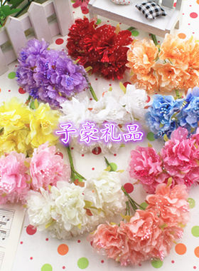 diy手工康乃馨花环